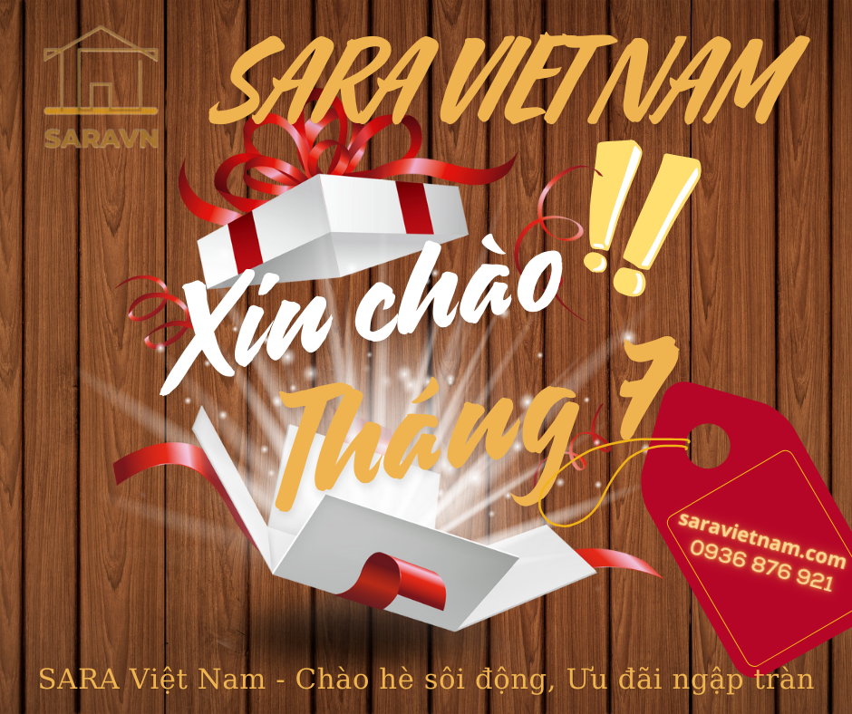 SARA Việt Nam - tháng 7 mùa hè với ưu đãi siêu hời