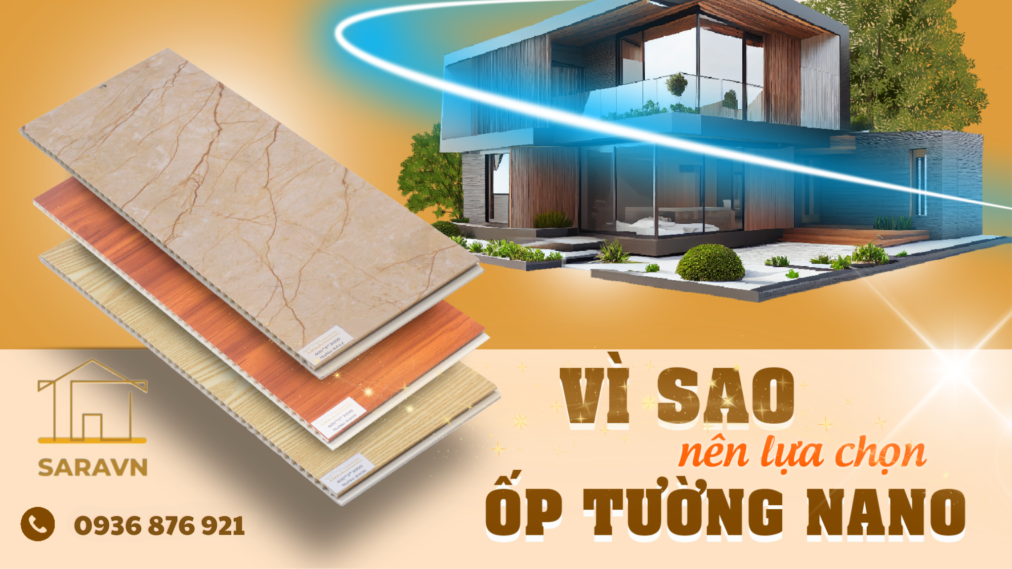 Vì sao nên lụa chọn ốp tường nano saravn - 5 lý do không thể bỏ qua